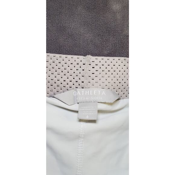 Athleta Crest 2in1 Shortie Womens Sz 6 Small Shorts Elastic Waist Drawstring C26 - Picture 6 of 9